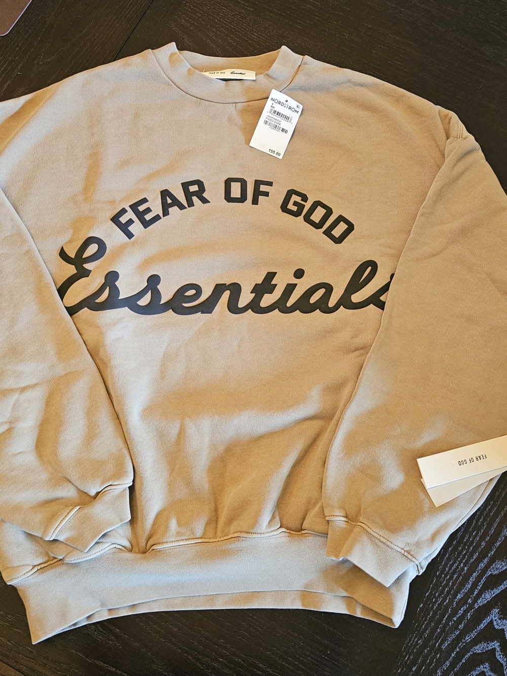 Fear of God Essentials 90's Fit Training Logo Crewneck Sweatshirt